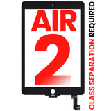 Replacement Digitizer Compatible with Apple iPad Air 2 (Glass Separation Required) (Aftermarket Plus) (Black)