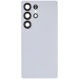 Replacement Back Cover Glass With Camera Lens Compatible with Samsung Galaxy S25 Ultra 5G (No Logo) (Aftermarket Plus) (Titanium Silver Blue)