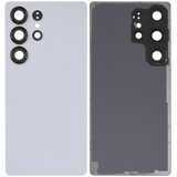 Replacement Back Cover Glass With Camera Lens Compatible with Samsung Galaxy S25 Ultra 5G (No Logo) (Aftermarket Plus) (Titanium Silver Blue)