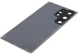 Replacement Back Cover Glass With Camera Lens Compatible with Samsung Galaxy S25 Ultra 5G (No Logo) (Aftermarket Plus) (Titanium Silver Blue)