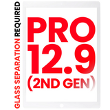 Replacement Digitizer Compatible with Apple iPad Pro 12.9" 2nd Gen (2017) (Glass Separation Required) (Aftermarket Plus) (White)