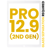 Replacement Digitizer Compatible with Apple iPad Pro 12.9" 2nd Gen (2017) (Glass Separation Required) (Premium) (White)