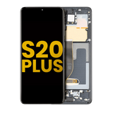 Replacement OLED Assembly With Frame Compatible with Samsung Galaxy S20 Plus 5G (Refurbished) (Cosmic Black)