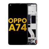 Replacement OLED Assembly With Frame Compatible with OPPO A74 4G (Refurbished) (All Colors)