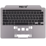 Replacement Top Case With Keyboard Compatible with Apple MacBook Pro 13" A2338 (2020) / (US English) (Space Gray)