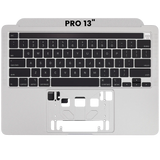Replacement Top Case With Keyboard MacBook Pro 13" A2289 (2020) (US Keyboard) (Used OEM Pull: Grade New) (Silver) Compatible with Apple