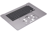 Replacement Top Case With Keyboard Compatible with Apple MacBook Pro 16" (A2141 / Mid 2019) (US English) (Used OEM Pull: Grade New) (Space Gray)