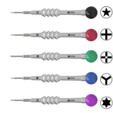 Everyday Scroo Screwdrivers Set 5 in 1 (2.5mm Convex Cross / Torx T2 / Tri-point / PH000 1.2mm / 0.8mm P2) (2UUL) Compatible with 2uul
