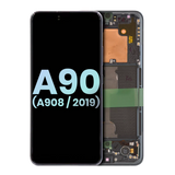 Replacement OLED Assembly With Frame Compatible with Samsung Galaxy A90 5G (A908 / 2019) (Service Pack) (Black)