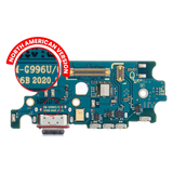 Replacement Charging Port Board With Sim Card Reader Compatible with Samsung Galaxy S21 Plus (G996U) (US Version) (Premium)