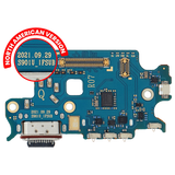 Replacement Charging Port Board With Sim Card Reader Compatible with Samsung Galaxy S22 5G (S901U) (US Version) (Premium)
