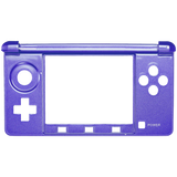 Replacement Mid-Frame Housing Compatible with Nintendo (Game Console Parts) Nintendo 3DS (Purple)