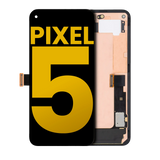 Replacement OLED Assembly With Frame Compatible with Google Pixel 5 (Refurbished) (Just Black)