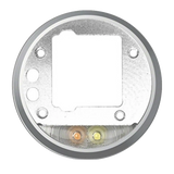 Replacement Back Camera Lens Bracket And Flash Defuser Compatible with Motorola Moto Z Droid (XT1650-01 / 2016) (Silver)