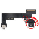 Replacement Charging Port Flex Cable Compatible with Apple iPad Air 4 / iPad Air 5 (Cellular) (Premium) (Black)