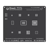 3D Communication iBlack Stencil Compatible with Qianli iPhone 6 (BMW740) (Qianli)