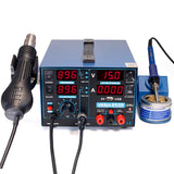 3in 1 ReWork Soldering Station (853D) (YiHua) (110V / North American) Compatible with Others