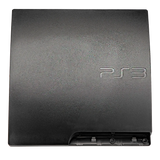 Replacement Top & Bottom Housing Compatible with Sony (Game Console Parts) PlayStation 3 Slim (Black)