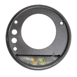 Replacement Back Camera Lens Bracket And Flash Defuser Compatible with Motorola Moto Z Play Droid (XT1635 / 2016) (Black)