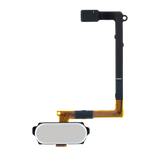 Replacement Home Button With Flex Compatible with Samsung Galaxy S6 (White)