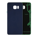 Replacement Back Cover Glass Compatible with Samsung Galaxy S6 Edge Plus (No Logo) (Aftermarket Plus) (Black Sapphire)