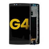 Replacement LCD Assembly With Frame Compatible with LG G4 (Refurbished) (Black)