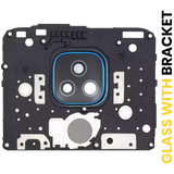 Replacement Back Camera Lens With Bracket Compatible with Motorola Moto E7 Plus (XT2081 / 2020) (Navy Blue)