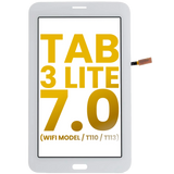 Replacement Digitizer Compatible with Samsung Galaxy Tab 3 Lite 7.0" (WiFi Model / T110 / T113) (Refurbished) (White)