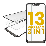 Replacement 3 in 1 (Glass With OCA Pre-Installed + Frame) Compatible with OCA Master iPhone 13 Pro Max (OCA Master)