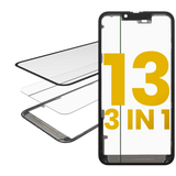 Replacement 3 in 1 (Glass With OCA Pre-Installed + Frame) Compatible with OCA Master iPhone 13 (OCA Master)