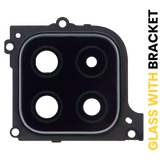 Replacement Back Camera Lens With Bracket Compatible with Samsung Galaxy A22 5G (A226 / 2021) (Black)