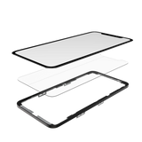 Replacement 3 in 1 (Glass With OCA Pre-Installed + Frame) Compatible with OCA Master iPhone X (OCA Master)