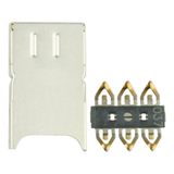 Replacement Sim Card And Memory Card Reader Flex Compatible with Motorola Moto Z Force Droid (XT1650-02 / 2016) (Soldering Required)