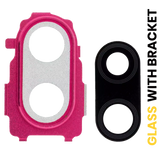 Replacement Back Camera Lens With Bracket Compatible with Xiaomi Redmi Note 7 / 7 Pro (Nebula Red)