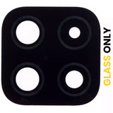 Replacement Back Camera Lens (Glass Only) With Adhesive Compatible with Samsung Galaxy A22 5G (A226 / 2021) (Black)