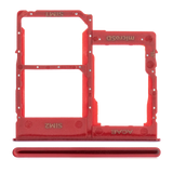 Replacement Dual Sim Card Tray Compatible with Samsung Galaxy A40 (A405 / 2019) (Red)