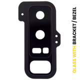 Replacement Back Camera Lens With Bracket / Bezel Compatible with Samsung Galaxy Note 8 (Midnight Black)