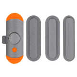 Replacement Hard Buttons (Power / Volume / Mute) Compatible with Apple iPad Mini 1 / iPad Mini 2 / iPad Mini 3 (Black)