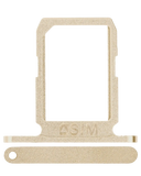 Replacement Sim Card Tray Compatible with Samsung Galaxy S6 (Gold)