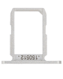 Replacement Sim Card Tray Compatible with Samsung Galaxy S6 (Silver)