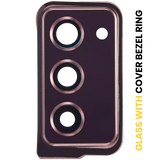 Replacement Back Camera Lens With Cover Bezel Ring Compatible with Samsung Galaxy Z Fold 2 5G (F916) (Mystic Bronze)