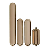 Replacement Hard Buttons (Power / Volume / Switch) Compatible with Apple iPhone XS / XS Max (Gold)