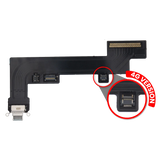 Replacement Charging Port Flex Cable Compatible with Apple iPad Air 4 (Cellular) (Aftermarket Plus) (Sky Blue)