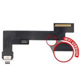 Replacement Charging Port Flex Cable Compatible with Apple iPad Air 4 (WiFi Only) (Premium) (Black)
