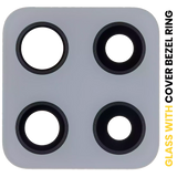 Replacement Back Camera Lens With Cover Bezel Ring Compatible with Samsung Galaxy A42 5G (A426 / 2020) (Prism Dot Gray)