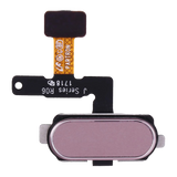 Replacement Fingerprint Reader With Flex Cable Compatible with Samsung Galaxy J7 Pro (J730 / 2017) (Pink)