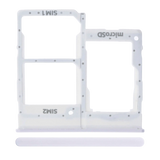 Replacement Dual Sim Card Tray Compatible with Samsung Galaxy A20E (A202 / 2019) (White)