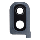 Replacement Back Camera Glass Lens and Cover Bezel Compatible with Samsung Galaxy A40 (A405 / 2019) (Black)