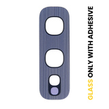 Replacement Back Camera Lens (Glass Only) With Adhesive Compatible with Samsung Galaxy S10E (Prism Blue)