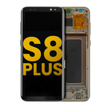 Replacement OLED Assembly With Frame Compatible with Samsung Galaxy S8 Plus (Refurbished) (Maple Gold)